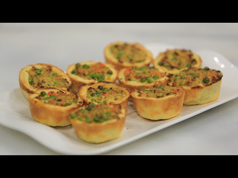 شاهد طريقة عمل فطائر بالدجاج والخضار