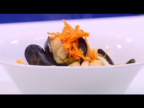 شاهد طريقة عمل شوربة سي فود بالجزر