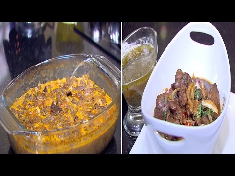 شاهد طاجن لحم بالمشروم