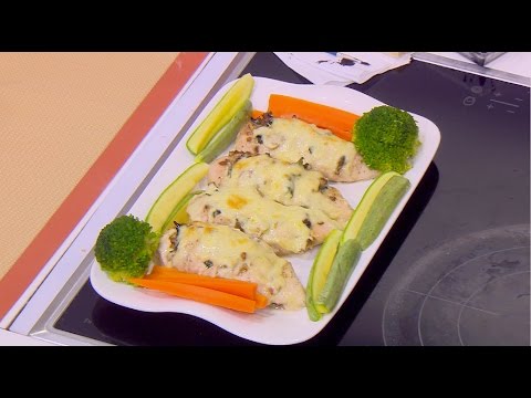 شاهد طريقة عمل صدور الدجاج بالسبانخ