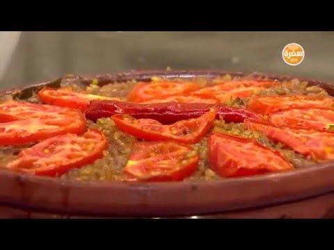 فيديو طريقة عمل طاجن فريك باللحم