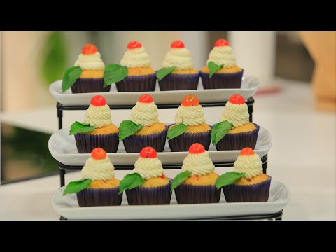 فيديو طريقة عمل كب كيك حادق