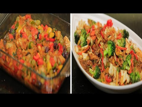 طريقة عمل دجاج صيني مع خضار  سمك بالزيتون  كرات اللحم بالكمون