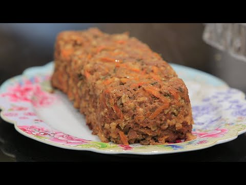 طريقة عمل قالب الكفتة بالشوفان