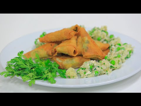 طريقة عمل سمبوسك بالخضار والجبنة