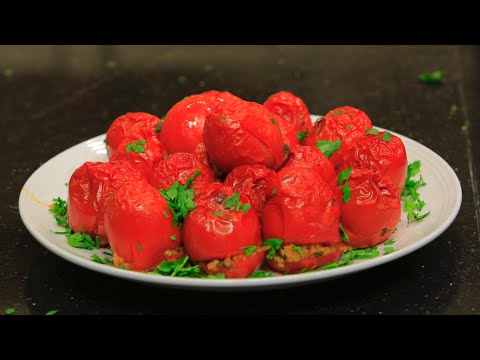 بالفيديو طريقة عمل محشي طماطم