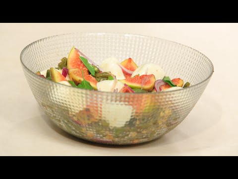 بالفيديو  تعرفي على طريقة عمل سلطة التين