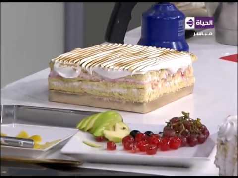 بالفيديو تزيين وعرض الأسبونج الفانيليا والمارينج