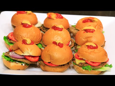 طريقة عمل برجر دجاج