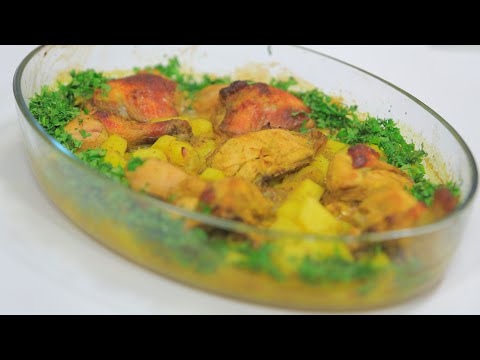 طريقة عمل دجاج بالبطاطس
