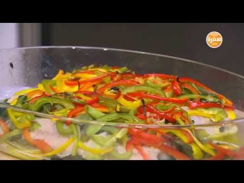 طريقة عمل قشر بياض بالخضروات