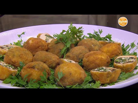 طريقة عمل مشروم محشي سبانخ