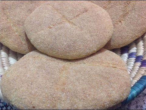 وصفة خبز بلدي مغربي في البيت