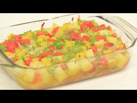 طريقة عمل دجاج بالخضار