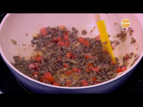 بالفيديو طريقة عمل ملوخية باللحمة المفرومة