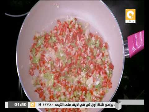 بالفيديو  طريقة عمل أومليت بالخضار دايت