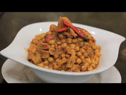 طريقة عمل كرشة بالحمص