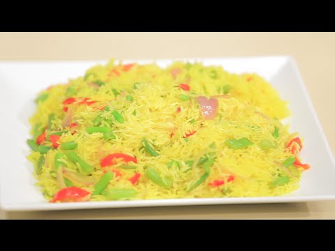 طريقة عمل ارز بالفاصوليا الخضراء