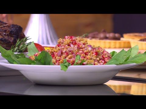 بالفيديوطريقة عمل سلطة برغل بالرمان