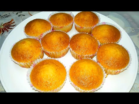 بالفيديو طريقة عمل ومقادير كب كيك الفانيليا