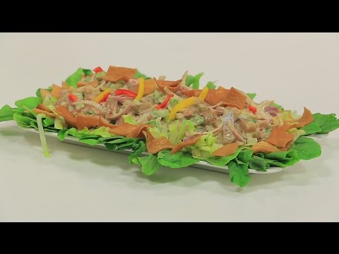 بالفيديو طريقة عمل ومقادير سلطة رنغا