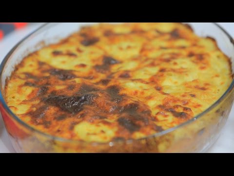 طريقة عمل مكرونة بشاميل بدون لحمة