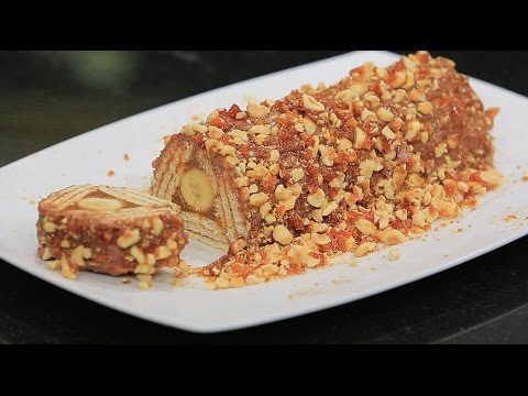 بالفيديو طريقة عمل بانوف رول بالشوكولاتة