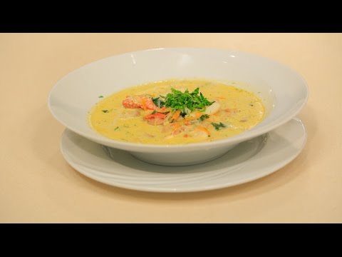 بالفيديو طريقة عمل ومقادير شوربة سي فود