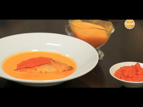 بالفيديو طريقة عمل ومقادير شوربة فلفل أحمر
