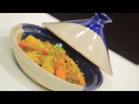 بالفيديو طريقة عمل ومقادير طاجن لحم بالبطاطس