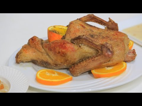 طريقة عمل بط بالبرتقال في الفرن