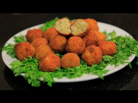 بالفيديو كرات الأرز بالبيض والجبنة