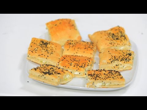 طريقة عمل فطيرة بالجبنة البيضاء و الفلفل الحار