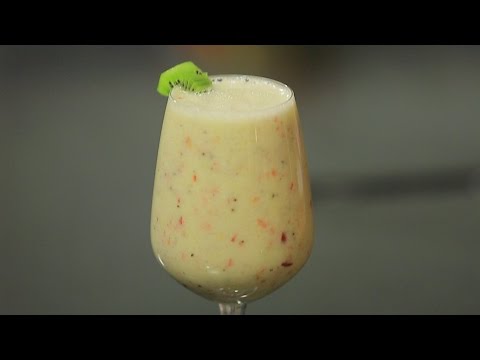 طريقة عمل عصير عنب بالكيوي