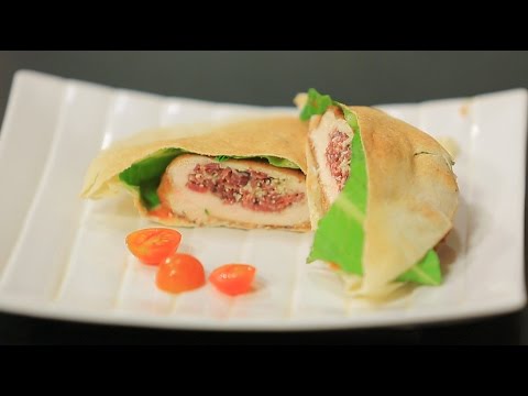 طريقة عمل سندوتش كوردن بلو