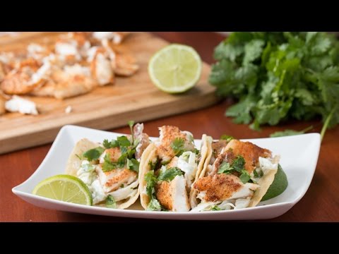 شاهد طريقة عمل تاكو السمك