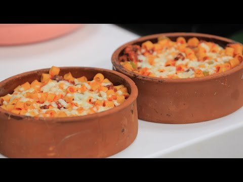 شاهد طريقة عمل طاجن مكرونة بالسجق