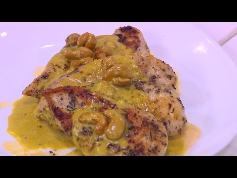 طريقة عمل دجاج بالكاري مع الكاجو المحمص