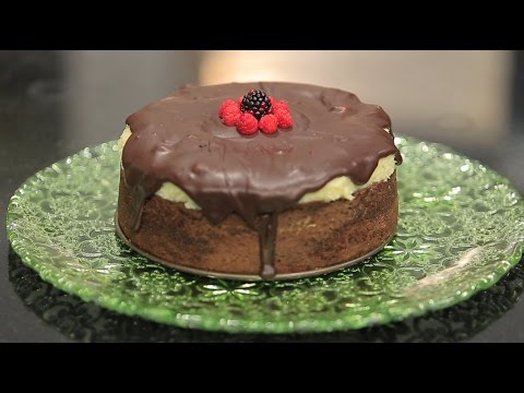 شاهد طريقة عمل كيكة شوكولاتة وجوز الهند