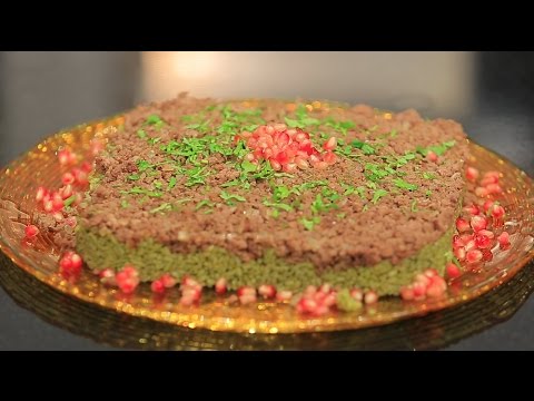 شاهد طريقة عمل أرز بالسبانخ واللحم المفروم