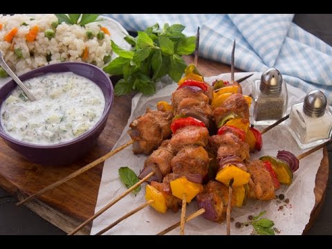 شاهد طريقة عمل شيش طاووك بالزبادي