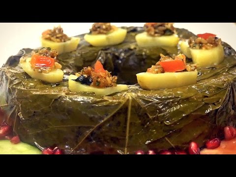 شاهد طريقة إعداد قالب ورق العنب