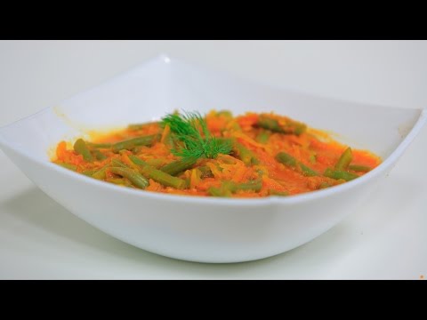 بالفيديو طريقة عمل ومقادير فاصوليا خضراء بالجزر