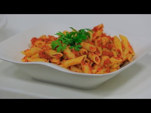 شاهد طريقة إعداد مكرونة بالزعتر والطماطم