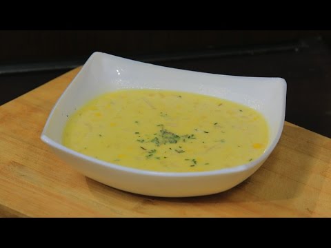 بالفيديو طريقة عمل ومقادير شوربة ذرة بالكريمة