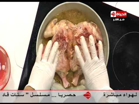 شاهد طريقة إعداد الدجاج المقلي بصوص البرتقال