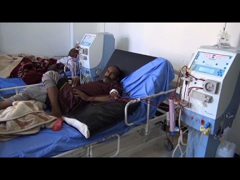 شاهد وزارة الصحة في صنعاء تحذر من الوضع الطبي الكارثي