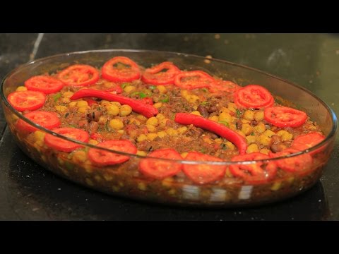 شاهد طريقة إعداد فول باللحم المفروم