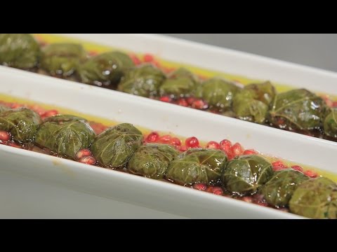 شاهد طريقة إعداد ورق عنب محشو تبولة