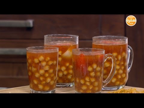 بالفيديو طريقة عمل ومقادير حمص الشام  شعرية بالسكر